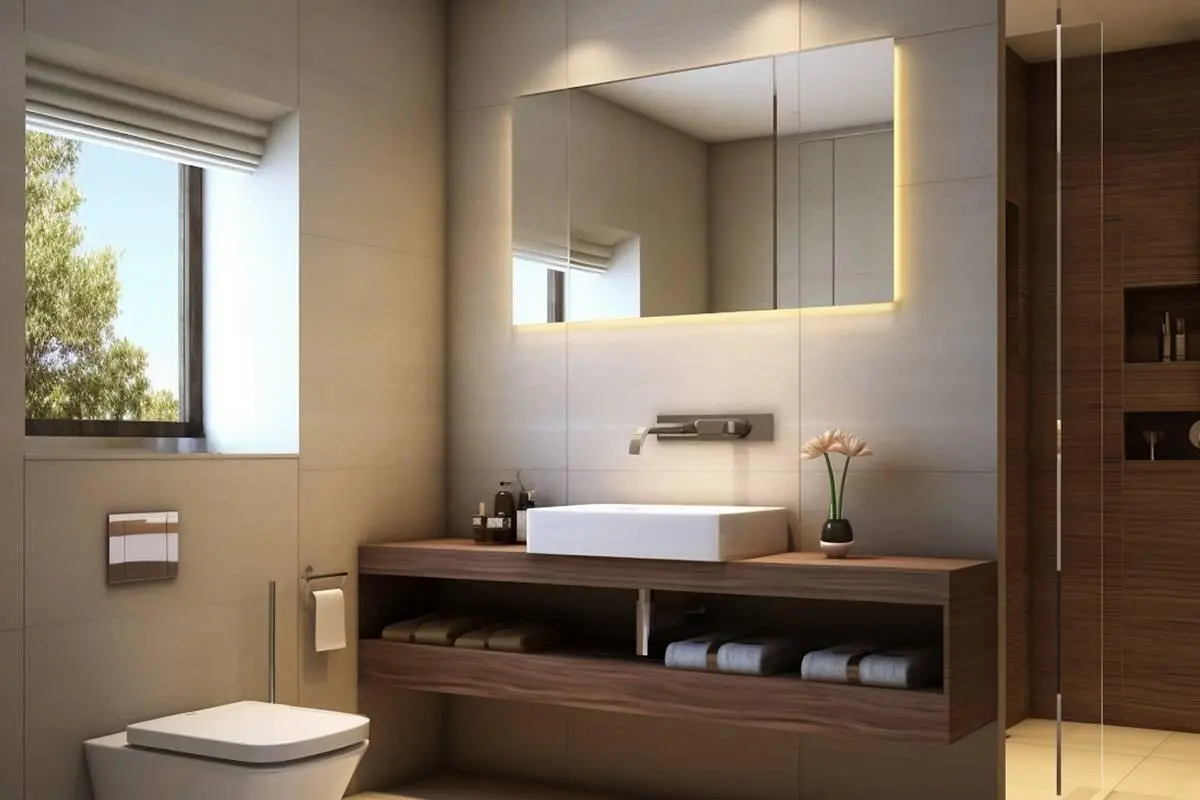 gabinete de banheiro