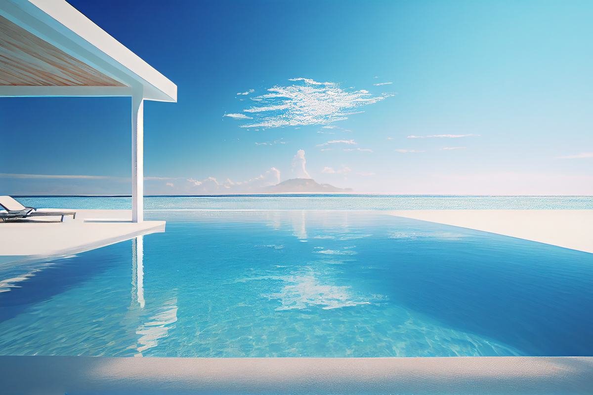 piscina de borda infinita