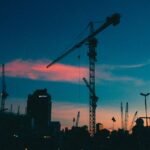 Segurança em canteiros de obras à noite